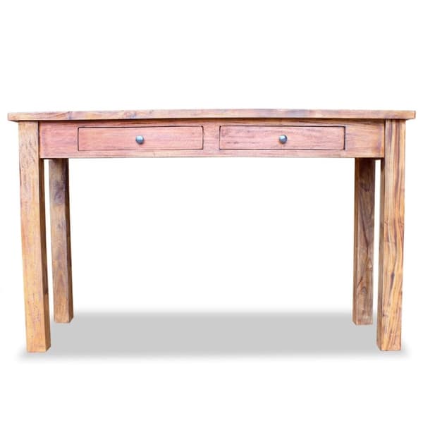 vidaXL Konsollbord heltre mahogni 123x42x75 cm