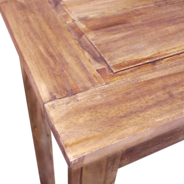 vidaXL Konsollbord heltre mahogni 123x42x75 cm
