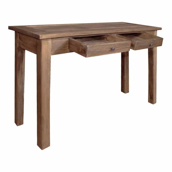vidaXL Konsollbord heltre mahogni 123x42x75 cm