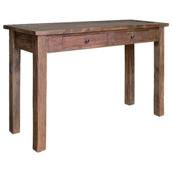 vidaXL Konsollbord heltre mahogni 123x42x75 cm