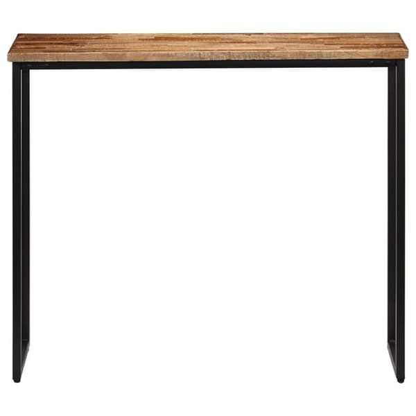 vidaXL konsolbord massivt genanvendt teak 90 x 30 x 76 cm