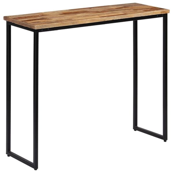 vidaXL konsolbord massivt genanvendt teak 90 x 30 x 76 cm