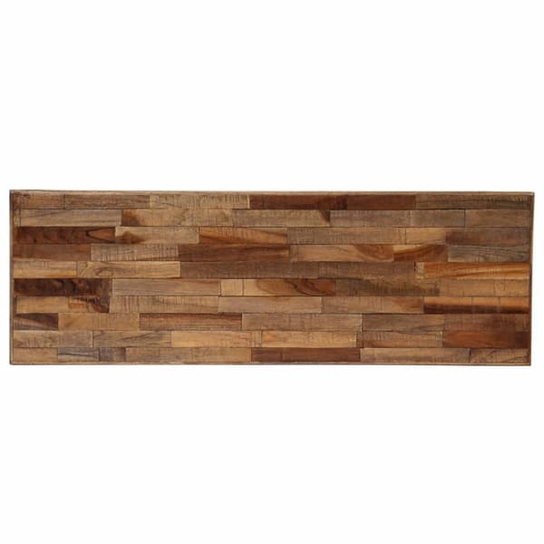 vidaXL konsolbord massivt genanvendt teak 90 x 30 x 76 cm