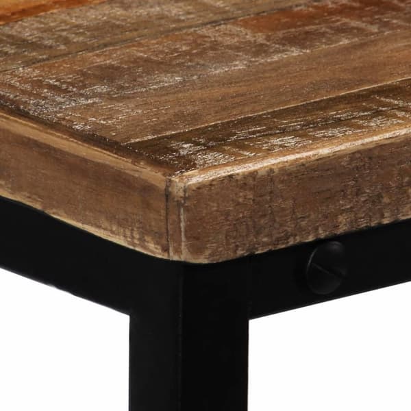vidaXL konsolbord massivt genanvendt teak 90 x 30 x 76 cm