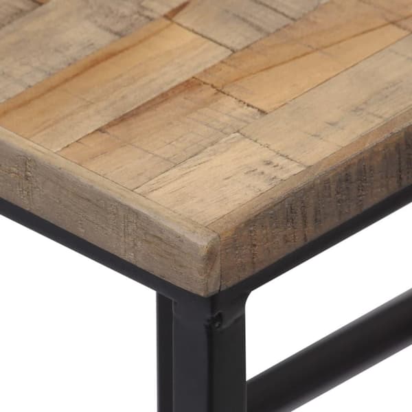 vidaXL plantebordssæt 3 dele genanvendt teak