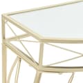 Miniatyrbilde 4 av 8: vidaXL Sidebord fransk stil metall 82x39x76 cm gull