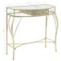Miniatyrbilde 7 av 8: vidaXL Sidebord fransk stil metall 82x39x76 cm gull