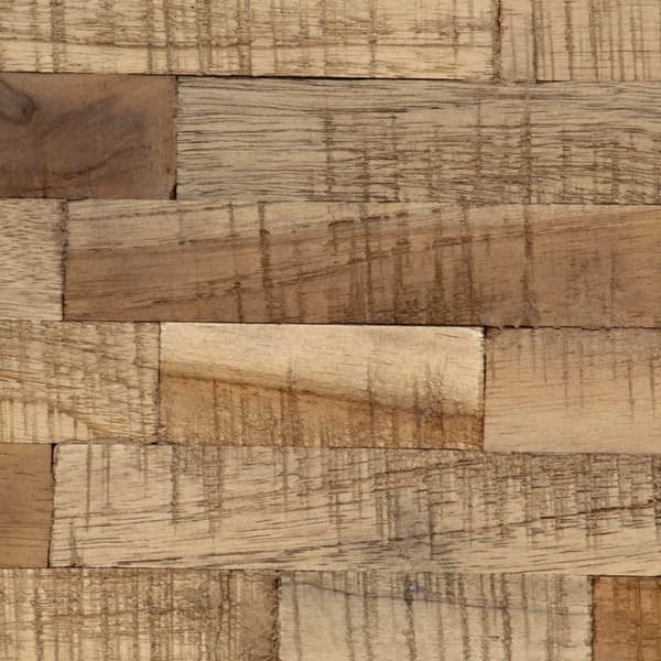 vidaXL Plantebord 3 deler gjenvunnet teak
