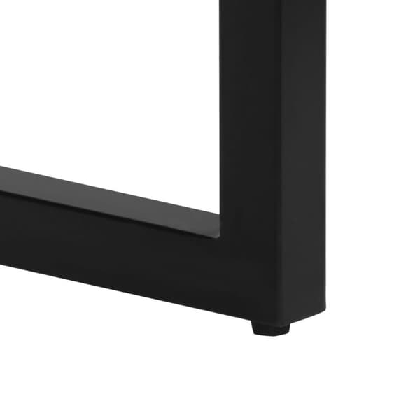 vidaXL Konsolbord 120x35x76 cm massivt återvunnet trä och stål