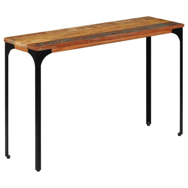 vidaXL Konsollbord 120x35x76 cm gjenvunnet heltre