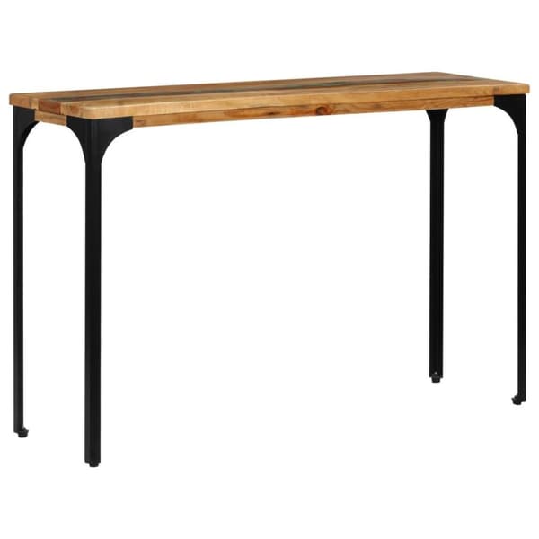 vidaXL Konsollbord 120x35x76 cm gjenvunnet heltre