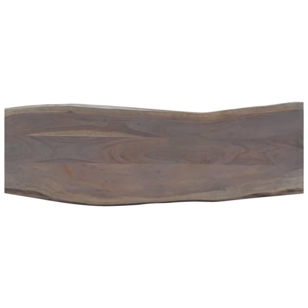 vidaXL Konsollbord grå 115x35x76 cm heltre akasie og jern