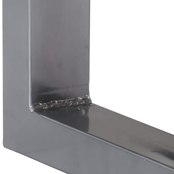 vidaXL Konsollbord 115x35x76 cm heltre akasie og jern