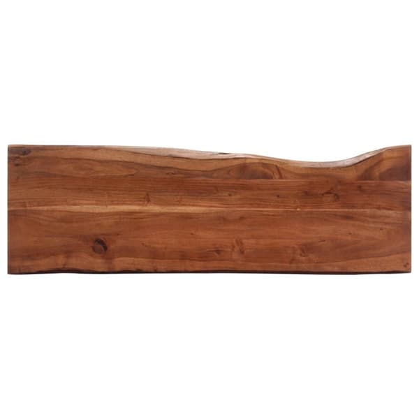 vidaXL Konsollbord 115x35x76 cm heltre akasie og jern