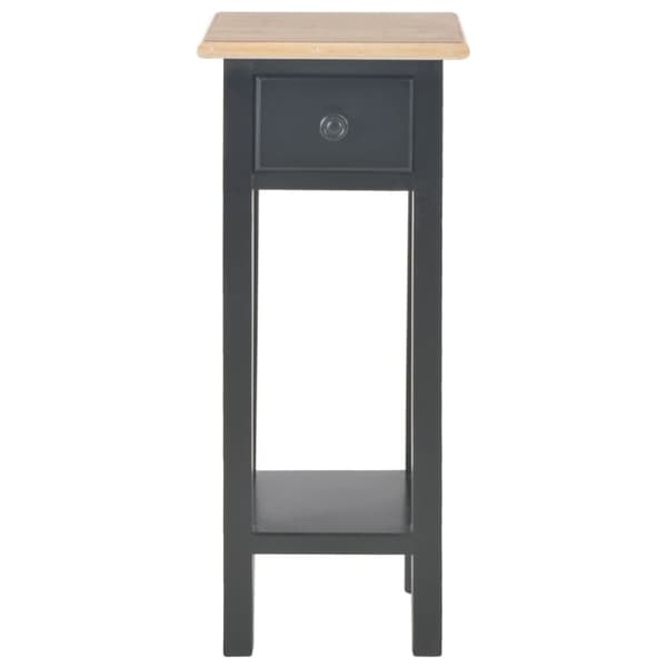 vidaXL sidebord 27 x 27 x 65,5 cm træ sort