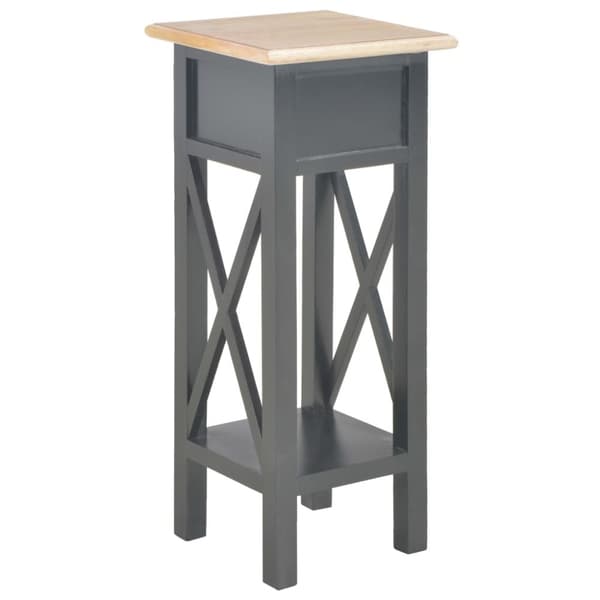 vidaXL sidebord 27 x 27 x 65,5 cm træ sort