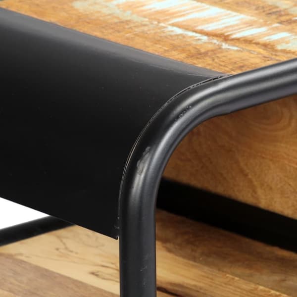 vidaXL konsolbord 118x30x75 cm massivt genbrugstræ