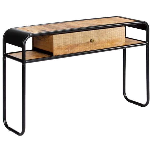 vidaXL konsolbord 118 x 30 x 75 cm massivt mangotræ
