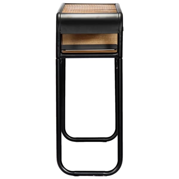 vidaXL konsolbord 118 x 30 x 75 cm massivt mangotræ