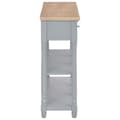 Miniatyrbillede 4 af 9: vidaXL konsolbord 120 x 30 x 76 cm MDF grå