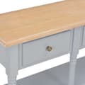 Miniatyrbillede 7 af 9: vidaXL konsolbord 120 x 30 x 76 cm MDF grå