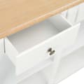 Miniatyrbillede 6 af 9: vidaXL konsolbord 120 x 30 x 76 cm MDF hvid