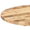 Miniatyrbilde 4 av 10: vidaXL Sidebord 60x(46-63) cm heltre mango og støpejern