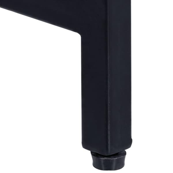 vidaXL Konsollbord 140x35x76 cm grov heltre mango
