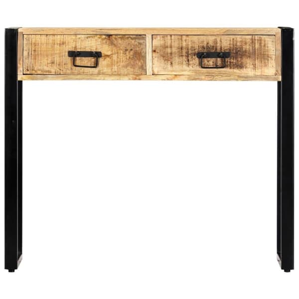vidaXL Konsollbord 90x30x75 cm heltre mango