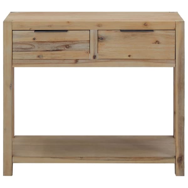 vidaXL konsolbord 82x33x73 cm massivt akacietræ