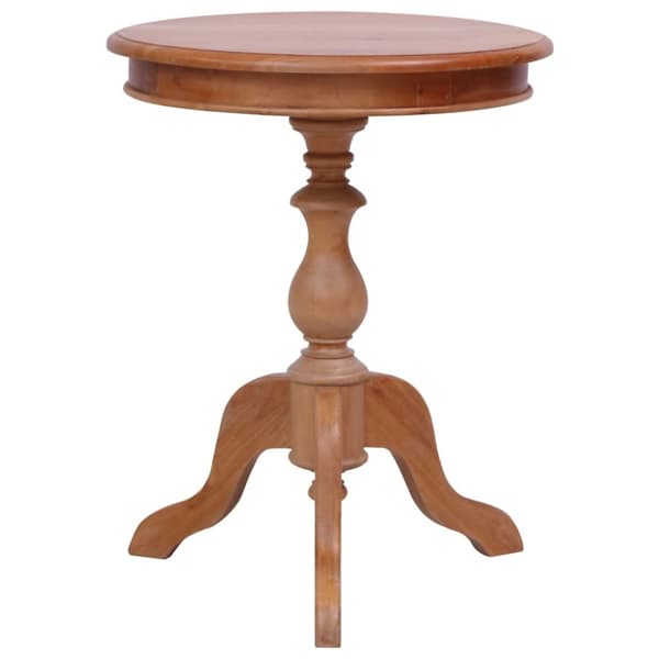 vidaXL Sidebord naturell 50x50x65 cm heltre mahogni