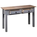 Miniatyrbilde 7 av 11: vidaXL Konsollbord grå 110x40x72 cm heltre furu Panama Range