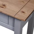 Miniatyrbilde 8 av 11: vidaXL Konsollbord grå 110x40x72 cm heltre furu Panama Range