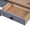 Miniatyrbilde 9 av 11: vidaXL Konsollbord grå 110x40x72 cm heltre furu Panama Range