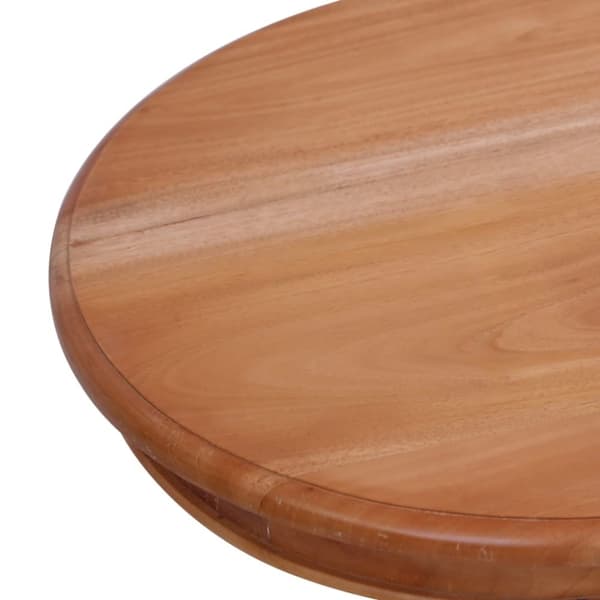 vidaXL sidebord 50 x 50 x 65 cm massivt mahognitræ natur