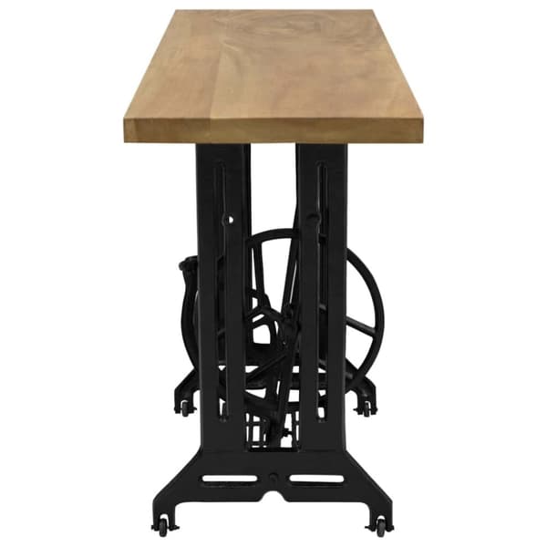 vidaXL Avlastningsbord med symaskinsunderrede 110x40x75 cm