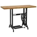 Miniatyrbillede 1 af 5: vidaXL konsolbord med symaskinebase 110 x 40 x 75 cm