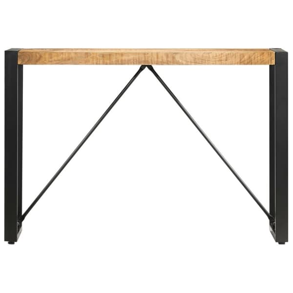 vidaXL Konsolipöytä 110x35x76 cm täysi mangopuu