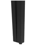 Miniatyrbillede 7 af 7: Konsolbord Lysegrå MDF Træ/Sort Pulverlakeret metalben 100 x 40 x 81 cm Rektangulært Moderne look betoneffekt Inspireret Værelses Indretning