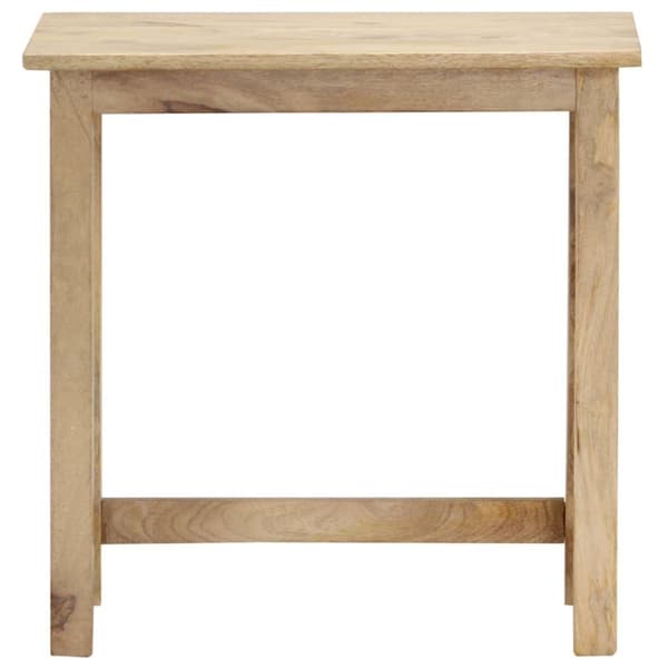 vidaXL Stablebord 3 stk heltre mango