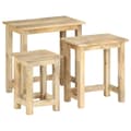 Miniatyrbilde 1 av 10: vidaXL Stablebord 3 stk heltre mango