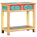 Miniatyrbilde 9 av 10: vidaXL Håndmalt konsollbord 80x35x75 cm heltre mango