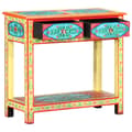 Miniatyrbilde 2 av 10: vidaXL Håndmalt konsollbord 80x35x75 cm heltre mango