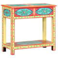 Miniatyrbilde 1 av 10: vidaXL Håndmalt konsollbord 80x35x75 cm heltre mango