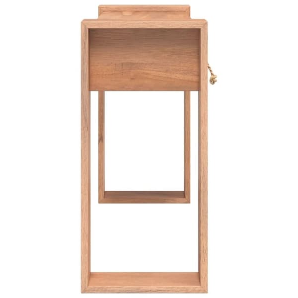 vidaXL konsolbord 90x35x75 cm massivt teaktræ