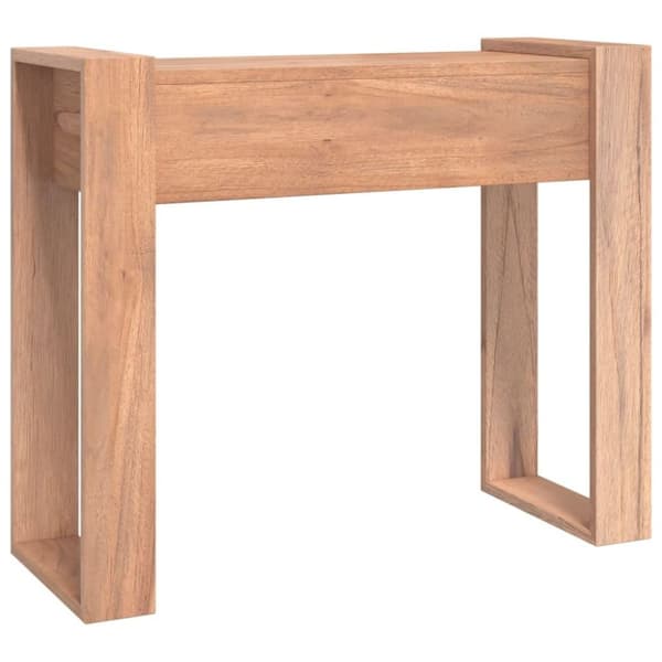 vidaXL konsolbord 90x35x75 cm massivt teaktræ