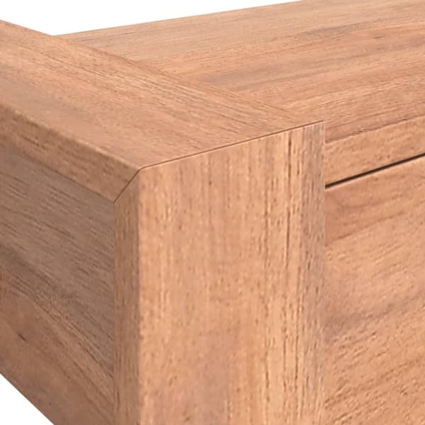 vidaXL konsolbord 90x35x75 cm massivt teaktræ