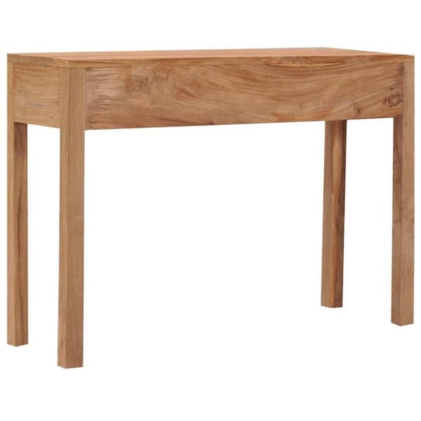 vidaXL konsolbord 110x35x75 cm massivt teaktræ