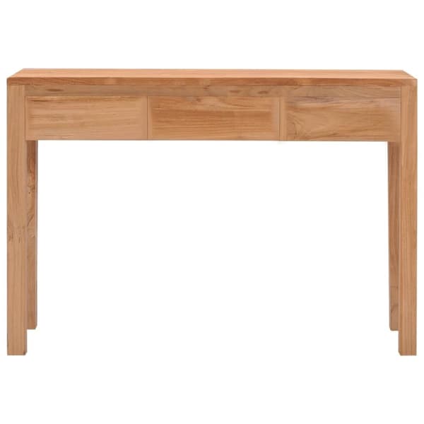 vidaXL konsolbord 110x35x75 cm massivt teaktræ