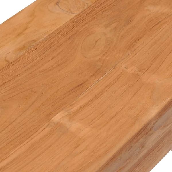 vidaXL Avlastningsbord 110x35x75 cm massiv teak